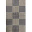 Wool Geometric Area Rug in Beige