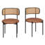 Chaise d'appoint rembourrée en similicuir-1822454905