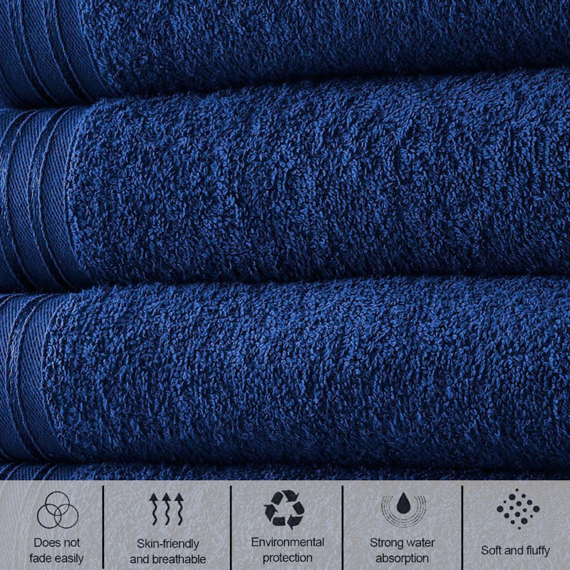 Jacie Bath Towel, Blue