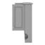 Armoire de salle de bain avec miroir, armoire à pharmacie murale avec tablettes réglables et espaces ouverts, armoire de rangement pour salle de bain 35 "x 28"-347586576