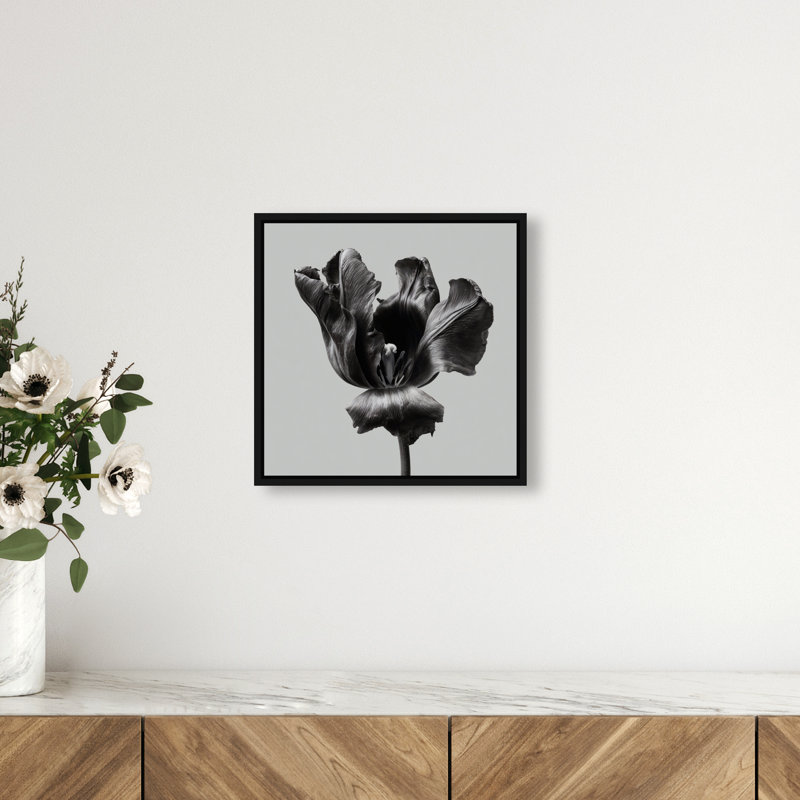Tidal Wilt II Print by Oliver Gal, 13"H x 13"W, Black Floater Frame