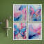 «Abstract Floral and Butterfly Vibrant» encadré sur papier, impression de 4 pièces-97782538-97782537