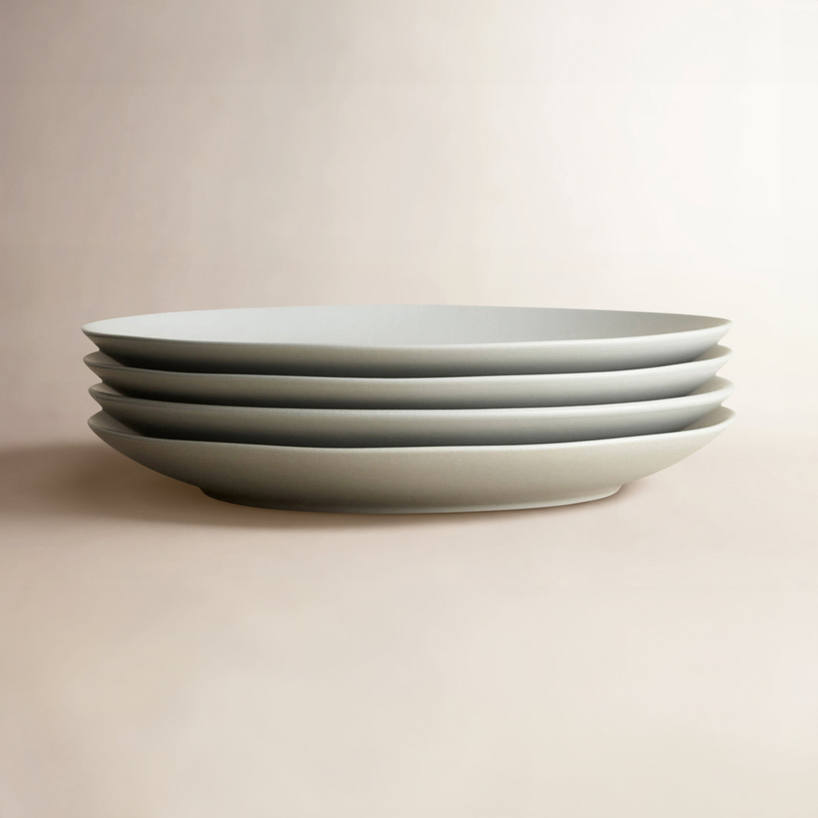 8" Ceramic Appetizer Plate, Fog