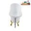 Baignoire de trempage en acrylique sur pieds 53 po avec bonde, pattes et plateau en bambou Streamline-76275070-72770151