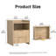 39.88 cm W Bedside Table