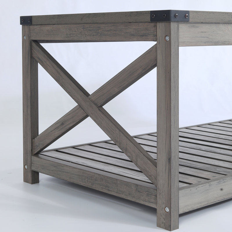 Shardea Coffee Table, Washed Oak, Washed Oak