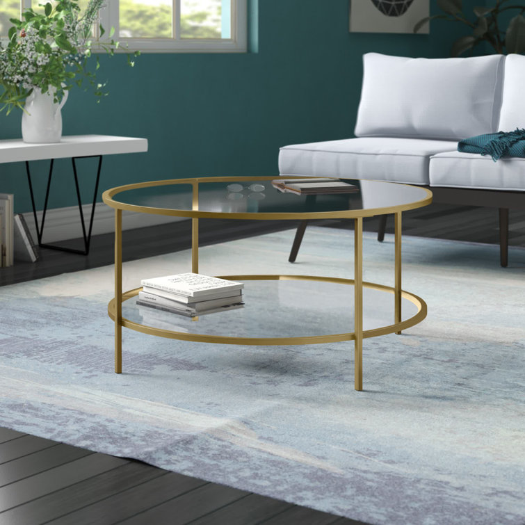 Saskya 4 Legs Coffee Table with Storage