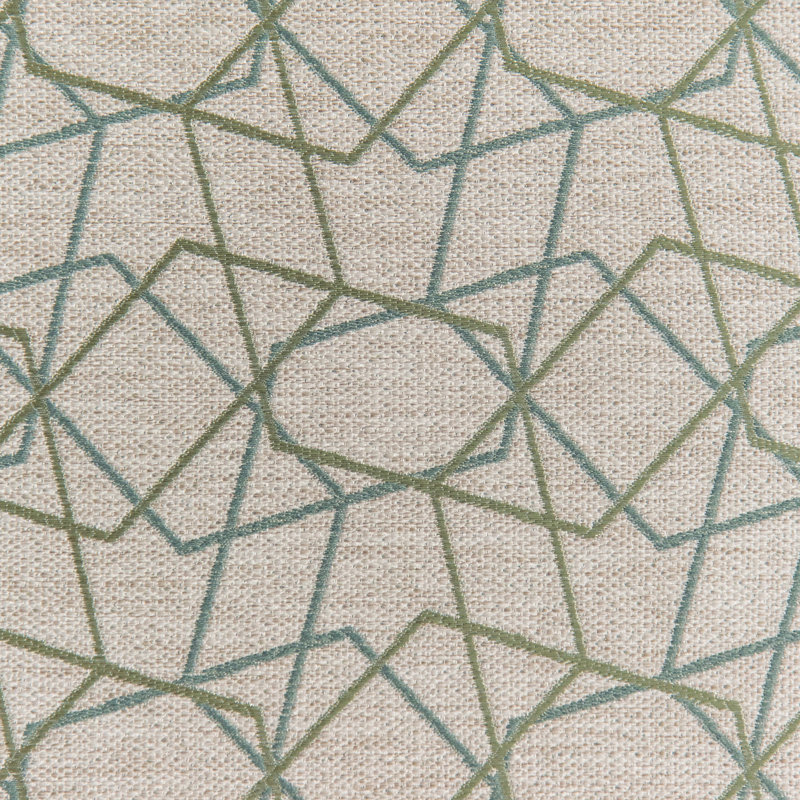 Fabric, Beige/Teal