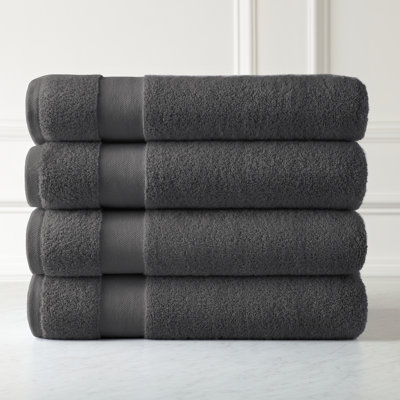 Ensemble de serviettes de bain 4 pièces 100% coton de qualité supérieure Southshore Fine Linens 500 GSM Towel Collection