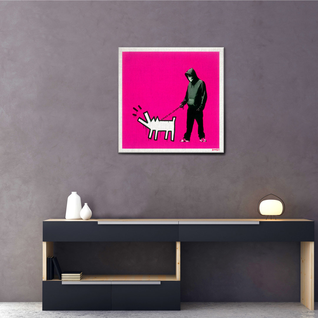 Leinwandbild Choose Your Magenta Weapon von Banksy