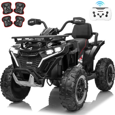 24V Kids Big ATV Quad - 2-Seater 4WD, 800W Powerful Motor, Parent Remote Control, for Ages 3-8
