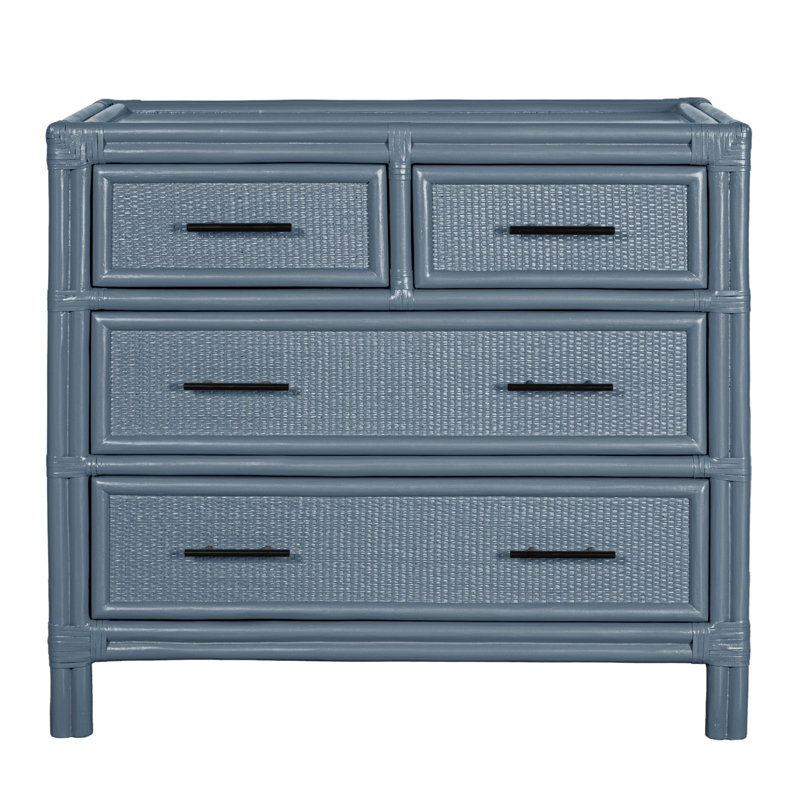 Aruba 4 - Drawer Nightstand, Regatta Blue