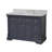 Fossen 48" Single Bathroom Vanity with Marine Gray Cabinet and Carrara Marble Countertop-102713721-26410446