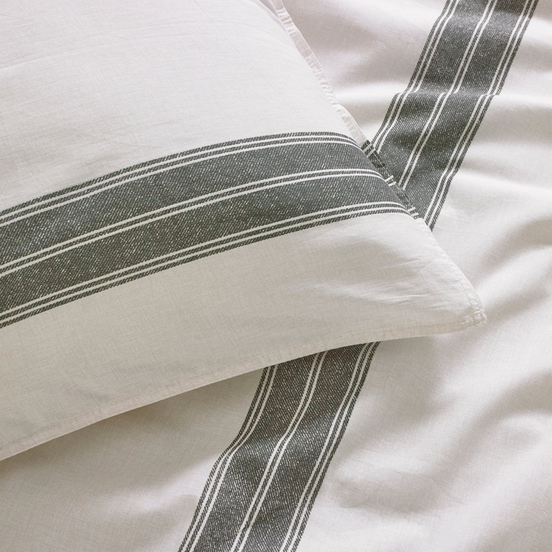 Rawlins Striped Duvet Cover Set with Pillowcases, King Duvet Cover + 2 Standard Pillowcases