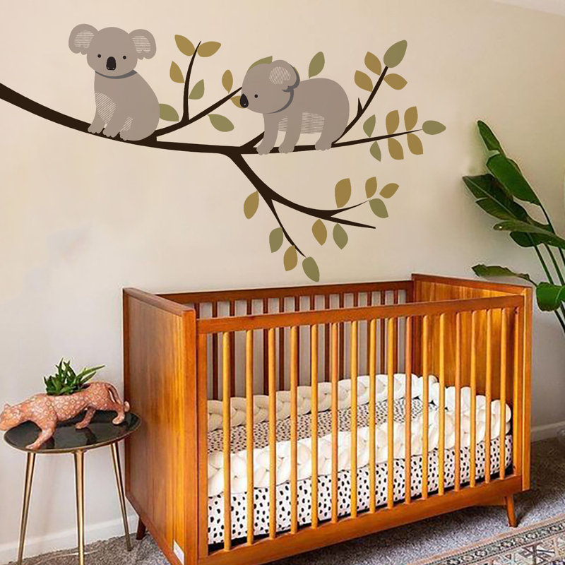 Adorables autocollants muraux à peler et à coller Koala