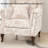 Chenille jacquard and studded recliner-1679095589