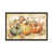 Toile encadrée de bois rustique foncé