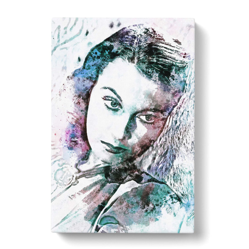 Vivian Leigh in Abstract - Wrapped Canvas, 76cm H x 50cm W x 3cm D
