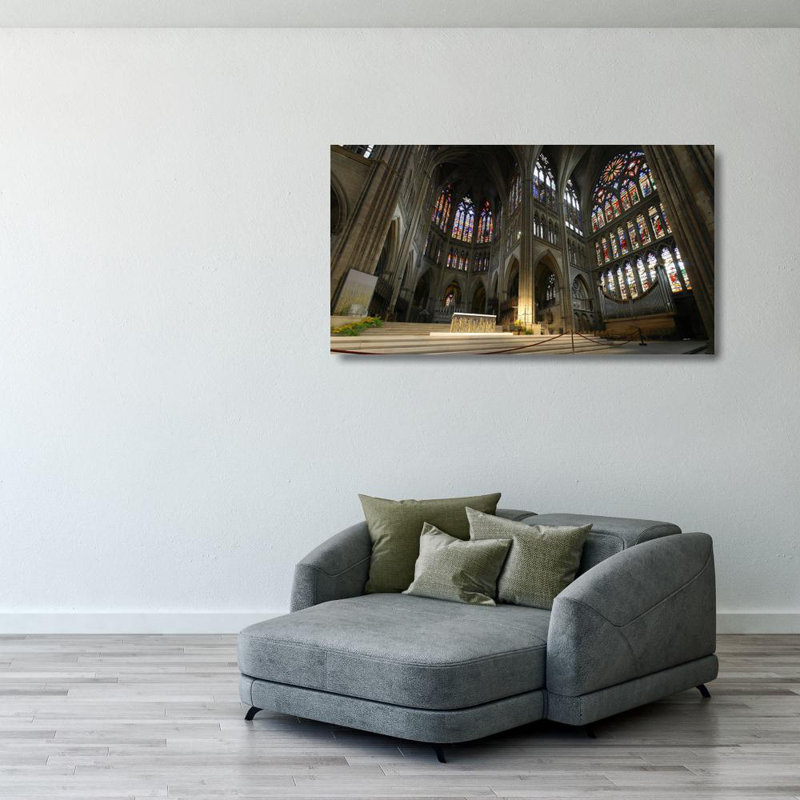 Cathédrale Saint-Étienne de Metz, France, H 22 po x l 40 po