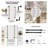3-Tier Industrial Pipe Floating Shelf - 24 Inch Rustic Wood-88330132