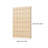 Nordic Solid Wood Pegboard Wall Organizer, 15.8 × 23.6 INCH Decorative Storage Panel for Home Office, Kitchen & Living Room