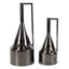 Ensemble de 2 vases de table en métal Dinja-1880708449