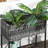 Raised Garden Bed, Elevated Planter Box with Rattan Wicker Look, Tool Storage Shelf, Portable Design for Herbs, Vegetables, Flowers-678027085