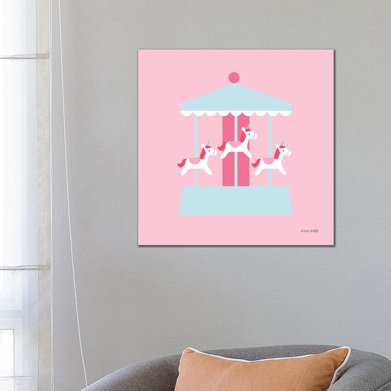 Merry Go Round by Ann Kelle - Wrapped Canvas Print, 66.04 cm H x 66.04 cm W x 1.91 cm D