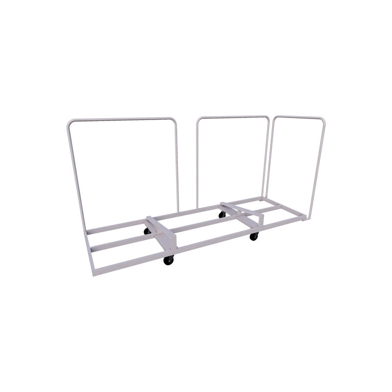Chariot de table robuste - empilable, H 54 po x l 104 po x P 33 po