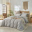 Ensemble de housse de couette 100% coton délavé LifeTown-116490157-116490159