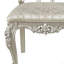Ensemble de 2 chaises d'appoint en tissu et champagne