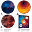 «Colorful Space Fractal Spiral V», impression d'art mural en métal fractal-139509553