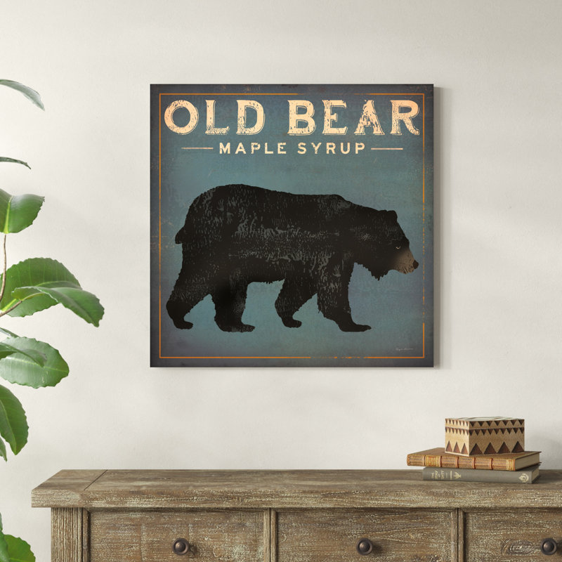 " Old Bear " by Ryan Fowler, 30" H x 30" W x 1.25" D