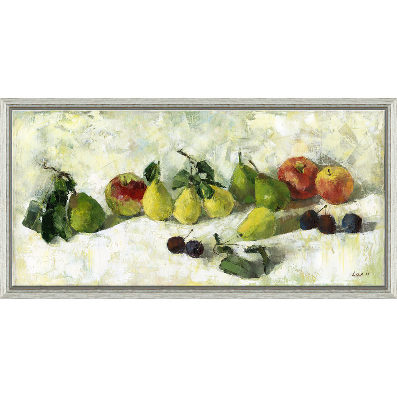 Apples And Pears Giclee On Canvas