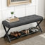 Banc rembourré avec rangement pour chaussures Richia-798840847