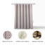  Handmade Floral Block Print Coloured Linen Curtain for Bathroom | Artisan Bath Textile, Juju Flower, Rust-1784091141