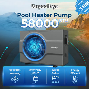 Chauffe-piscine électrique 58000BTU