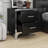 Sleek Mirrored Nightstand with 2 Drawers & Metal Handle-1024215527