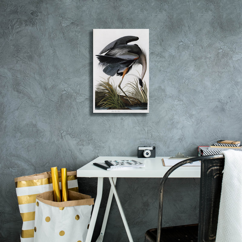  «Great Blue Heron» par Stellar Design Studio, art mural sur toile, 12 po x 18 po