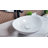 16'' x 13'' White Ceramic Vessel Bathroom Sink, Modern Above-Counter Vanity Basin for Contemporary Bathrooms