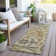 Washable Floral Indoor / Outdoor Rug