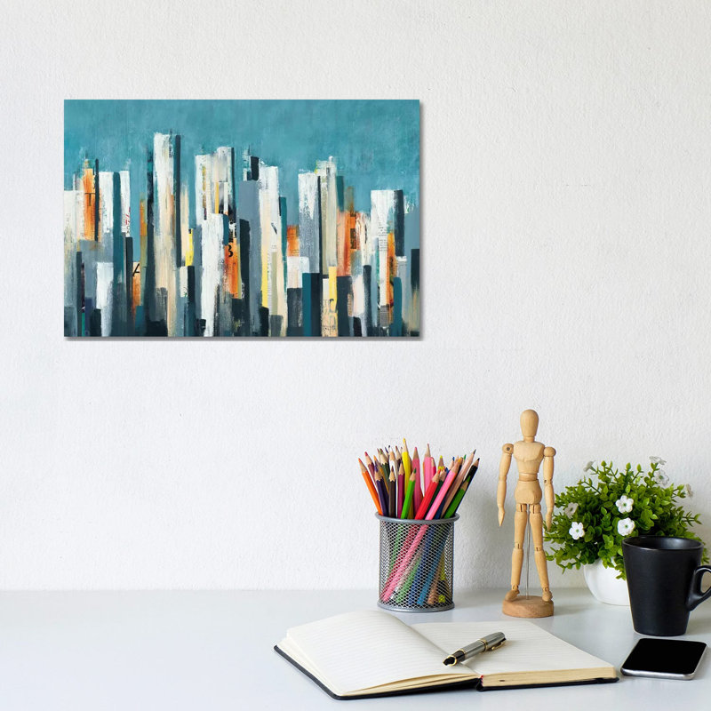 Urban Play 1 Piece Wrapped Canvas Painting, 20.32 cm H x 30.48 cm W