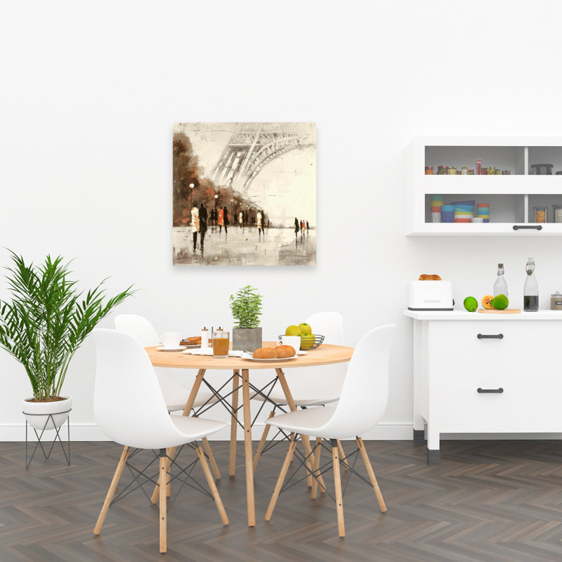 Toile de chambre contemporaine | Décoration de tour Eiffel