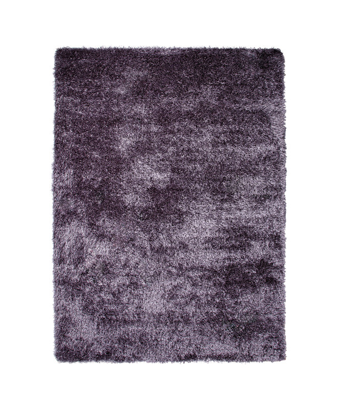 New Glamour Tufted Grey Rug, Rectangle 120 x 180cm