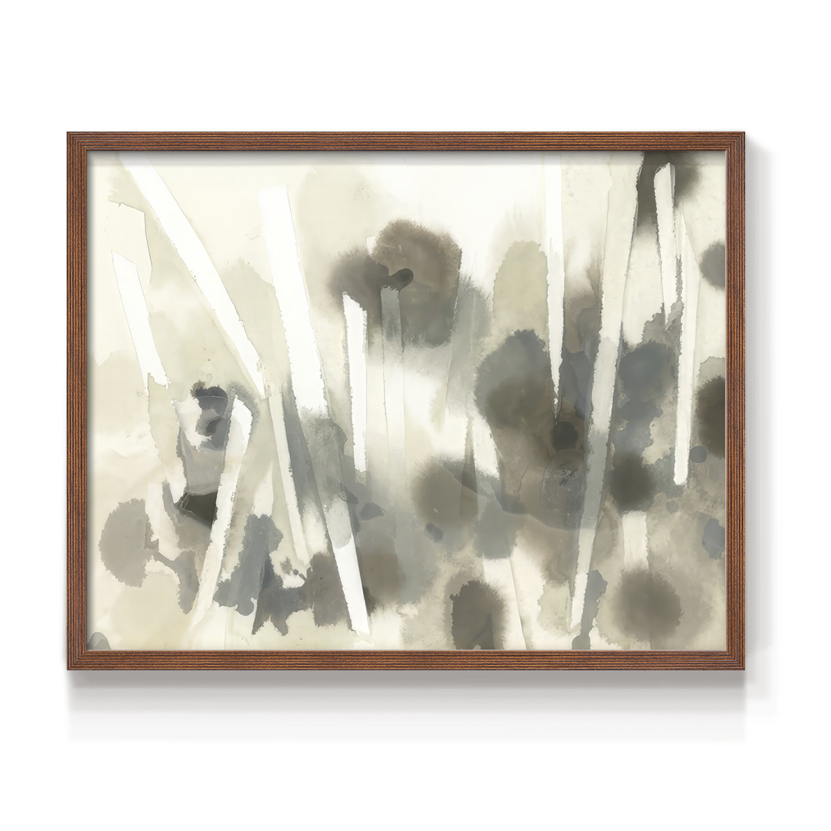 Wrought Studio™ Staccato Smoke Screen I -Framed Print - Restickable ...