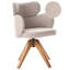 MARCY 49cm H Boucle Upholstered Armchair in Beige, Brown