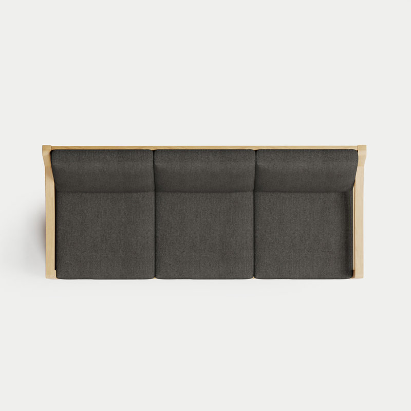 Solerno Heated Sofa, Carbon