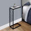 Accent Table, C-Shaped, End, Side, Snack, Laminate, Metal, Contemporary, Modern