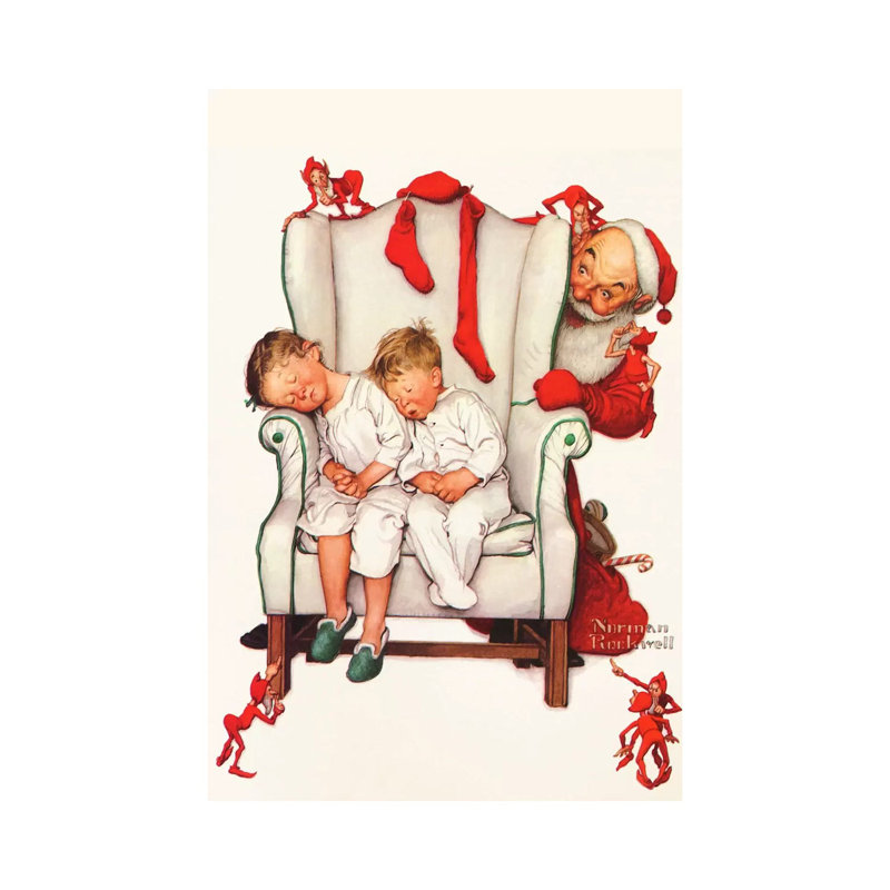 Norman Rockwell - Print on Canvas, 101.6 cm H x 66.04 cm W x 1.91 cm D, Wrapped Canvas