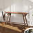 Narrow Console Table with Solid Wood Legs-140619387